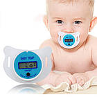 Дитяча соска-термометр BABY TEMP NJ-347 / Цифровий градусник-соска з дисплеєм / Пустушка-термометр, фото 7