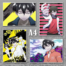Плакати А4 Аніме Blood Lad