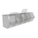 Диспенсер EKOSTAR для мармеладов, снеків, горіхів 5 комірок, фото 3