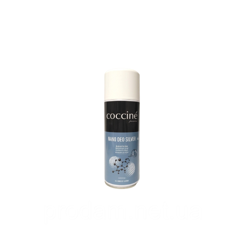 Дезодорант для обуви COCCINE 400мл NANO DEO SILVER - фото 2 - id-p1786212579