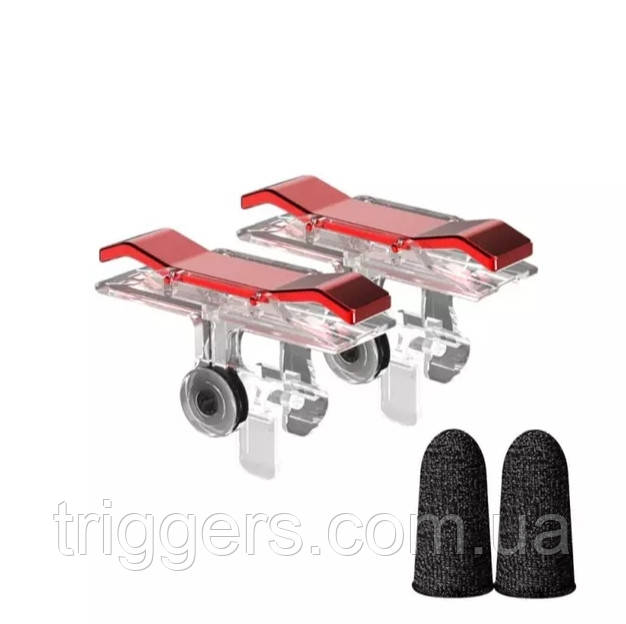 Комплект Триггеры Union Е9 с Напальчниками Кнопки Курки для PUBG Mobile ...