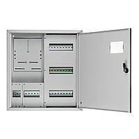 Корпус металевий навісний ЩОРн- 3/36  IP54 PRO 3-фазний лічильник та 36 модулів