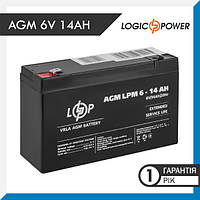 Аккумуляторная батарея AGM LPM 6V 14AH