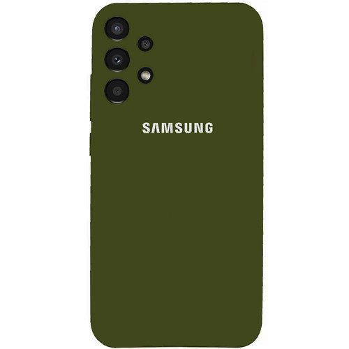 Чохол Silicone case для Samsung Premium A73 Khaki (25) зелений