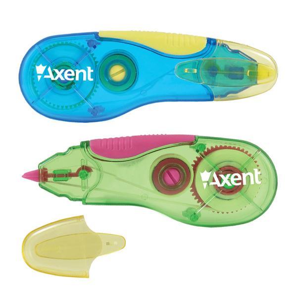 Стрічка корегуюча 7006-A, 5мм * 5м, зелено-рожева, фото 1