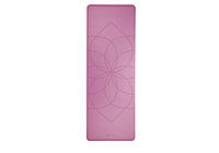 Коврик для йоги Phoenix Living Flower Bodhi каучуковый розовый 185x66x0.4 см