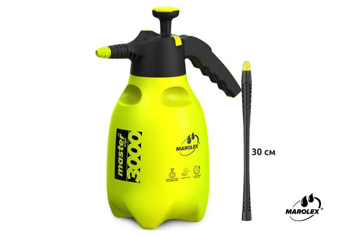 Обприскувач Marolex Master Ergo 3 л зі штангою 30 см M3000L30, фото 1