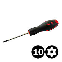 Отвертка Torx с отверстием Т10, L=80 мм (FORCE 71710)