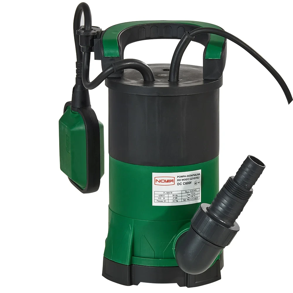 Насос дренажний NOWA DC C600f — 175 л/хв 6 м кабель, фото 1