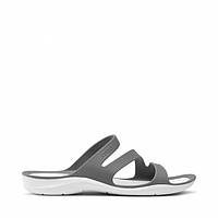 Женские шлепанцы Crocs Swiftwater Sandal 203998 35, серый/белый, Шлепанцы