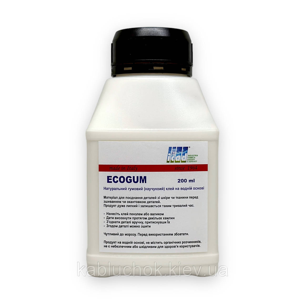 Натуральний гумовий клей на водній основі ECOGUM PR/G Forte 200г