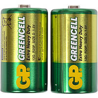 Сольова батарея розмір R20 GP Greencell 13G-S2 D GP-000072 в упаковці 4 шт