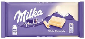 Шоколад Milka White Chocolate 100g 1шт