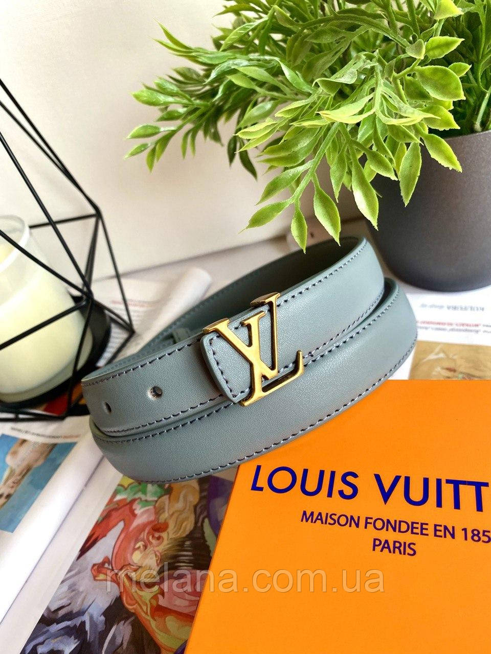 Жіночий шкіряний ремінь Louis Vuitton Луї Вітон