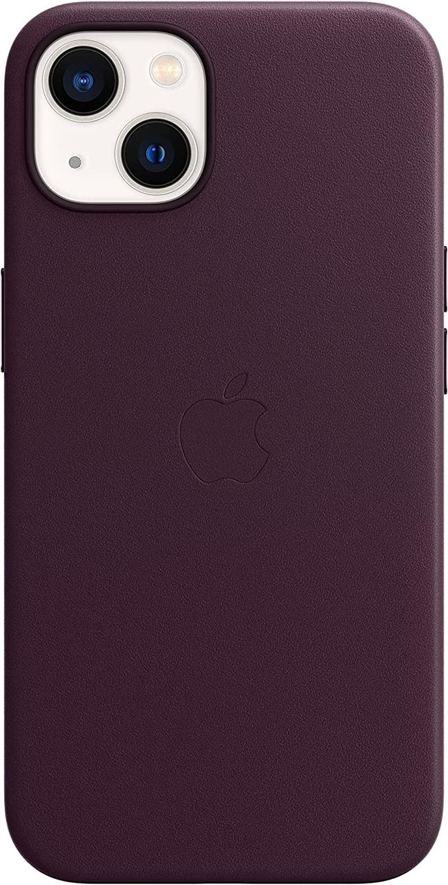Оригінальний Чохол Apple Leather Case with MagSafe Dark Cerry для iPhone 13 | iPhone 14