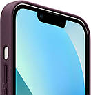 Оригінальний Чохол Apple Leather Case with MagSafe Dark Cerry для iPhone 13 | iPhone 14, фото 3