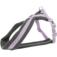 Шлея Trixie Premium Touring Harness для собак, 70-110 см, 25 мм, розмір L-XL, бузковий