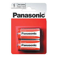 Батарейка PANASONIC R14 Special блистер 1х2 шт.Zinc Carbon