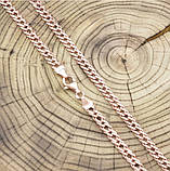 Ланцюжок Xuping No 098.  Золото (рожеве покриття) 54 см х 4 мм, фото 2