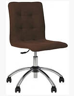 Компьютерное офисное кресло для персонала Мальта Malta GTS CHR10 Soro-28, ткань коричневое Новый Стиль