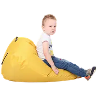 Крісло-груша Жовта Дитяча 60х90, фото 3