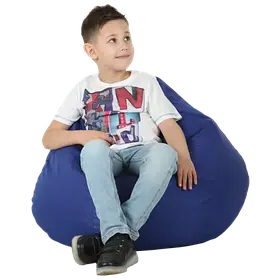 Крісло-груша Синя Дитяча 60х90