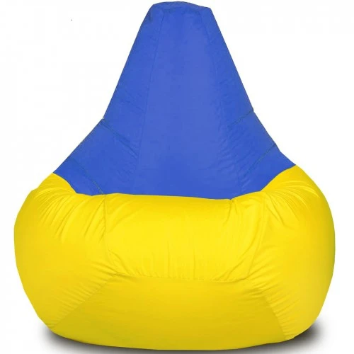 Крісло-груша Жовто-синя Дитяча 60х90
