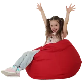 Крісло-груша Червона Дитяча 60х90