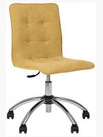 Компьютерное офисное кресло для персонала Мальта Malta GTS CHR10 Soro-40, ткань горчичное Новый Стиль