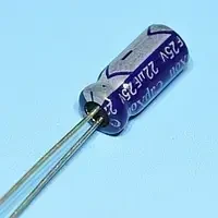 Конденсатор електролітичний    22 мкФ х  25В(105*)