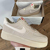 Женские Кроссовки Nike Air Force 1 Low Beige 36