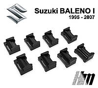 Ремкомплект ограничителя дверей Suzuki BALENO (I) 1995-2007, фиксаторы, вкладыши, втулки, сухари