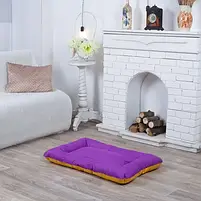 Лежанка для собаки Стайл фіолетова з жовтим S - 60 x 45, фото 3