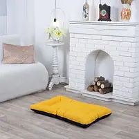 Лежанка для собаки Стайл жовта з чорним S - 60 x 45, фото 2