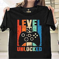 Футболка Level 24 unlocked (24 года)