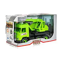 Кран іграшковий Middle truck зелений Tigres 39483