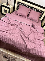 "розовое однотонное" комплект постельного белья двуспальный 180/210, нав-ки 70/70, ткань сатин