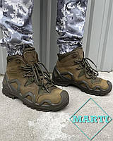 Мужские берцы тактические, ботинки военные , обувь зсу, ботинки Single Sword коричневые армейские военные