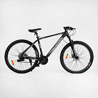 Велосипед спортивный Corso Leroi 27,5" рама алюминиевая 19", оборудование L-TWOO 27 скоростей, LR-27488