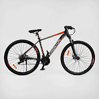 Велосипед спортивный Corso Kingston 29" рама алюминиевая 19", оборудование L-TWOO 27 KN-29195