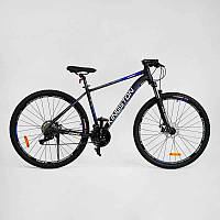 Велосипед спортивный Corso Kingston 29" рама алюминиевая 19", оборудование L-TWOO 27 KN-29208