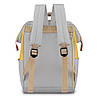 Жіночий рюкзак Himawari 9001 grey/yellow, фото 5