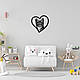 Панно Heart Єгипетська мау 20x20 см - Картини та лофт декор з дерева на стіну., фото 7