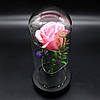 Троянда в колбі з LED підсвічуванням, 20см, на батарейках, Червона / Квітка в колбі / Вічна троянда, фото 5