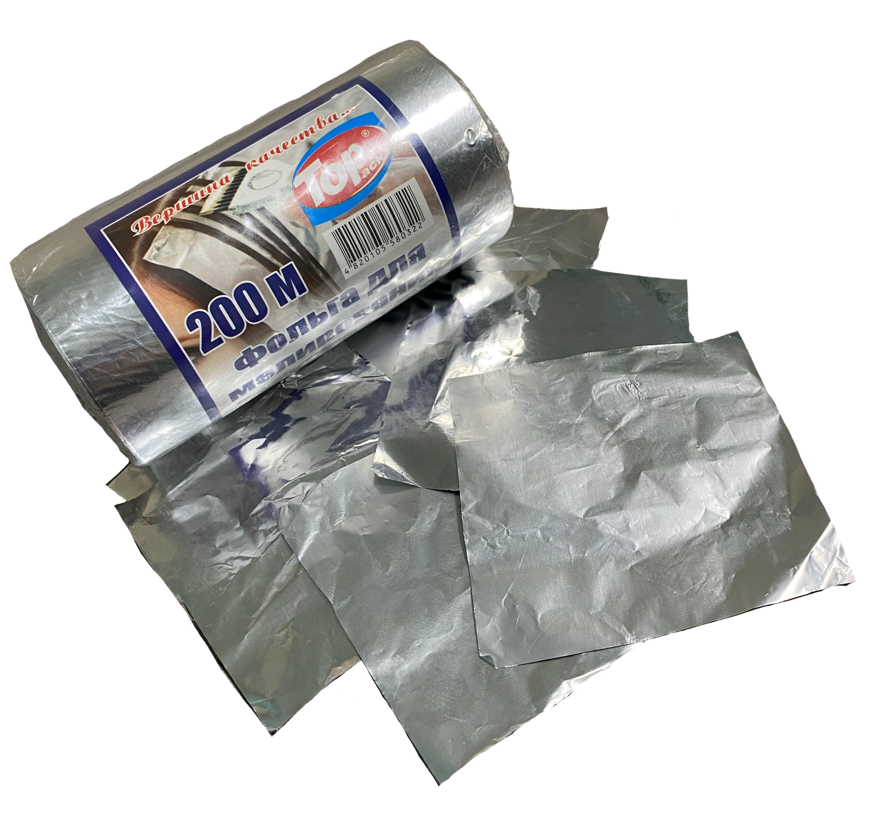 Фольга для Мелирования 12см 200м, 12 Мкм TOP PACK — Купить Недорого на ...
