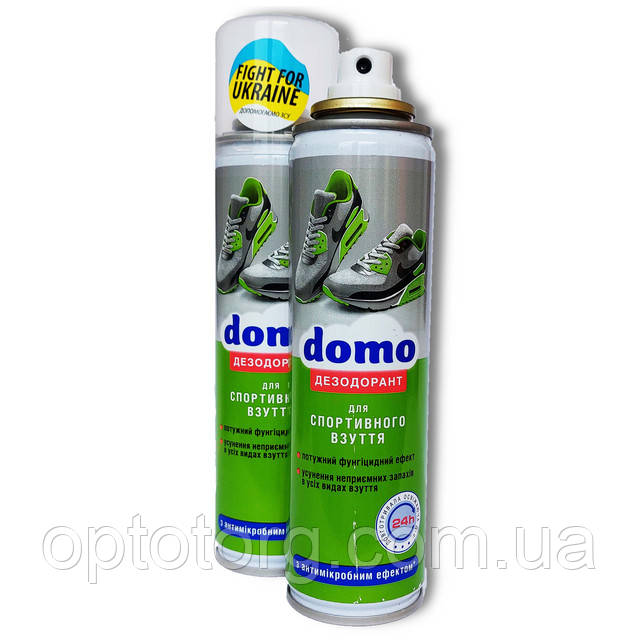 Дезодорант для спортивной обуви DOMO с антимикробным эффектом 150мл Украина