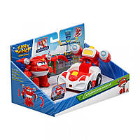 Игровой набор Super Wings Supercharge Articulated Action Vehicle Jett, Джетт EU740991V, World-of-Toys