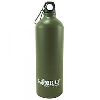 Фляга 1 литр KOMBAT UK Aluminium Water Bottle цвет оливковий 1000ml