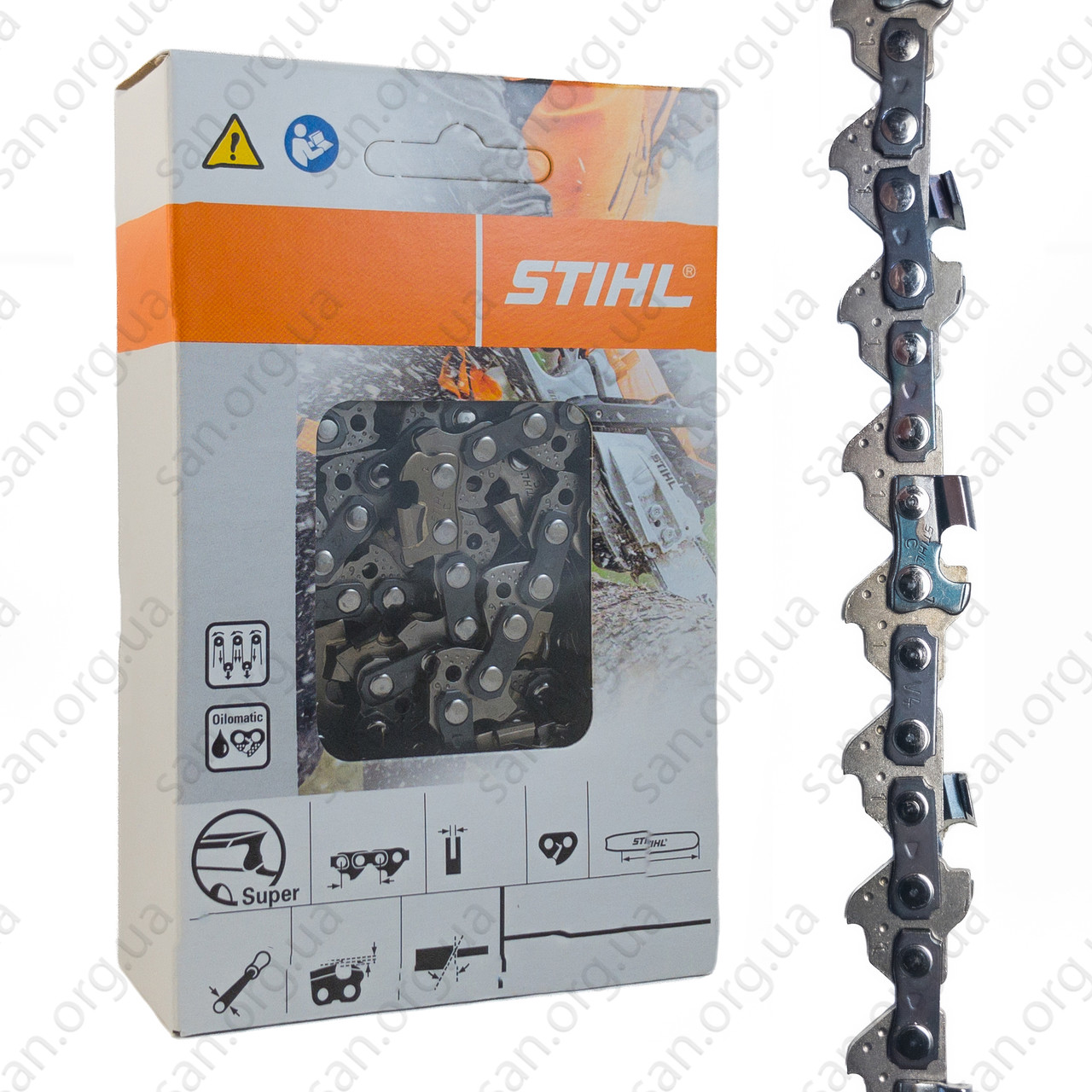Ланцюг 72 ланки (36 зубів) Stihl/Штіль 71 PM3 крок 1/4; 1,1 мм. для Акумуляторних пил