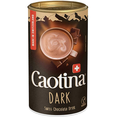 Гарячий шоколад Caotina Dark, чорний 500 г., фото 1